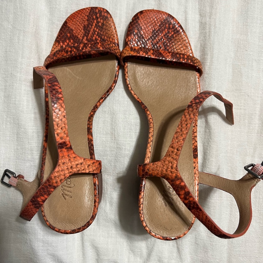 Madewell Ankle Strap Heels